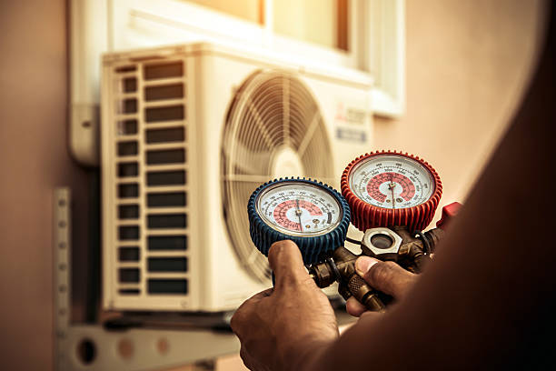 Professional Ac Installation technician working in Chesterfield, VA